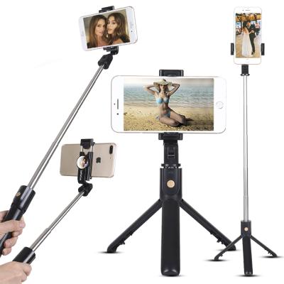 China PORTABLE Mobile Phone Stand Sefie Stick Tripod 4