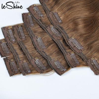 China 100% Silky Straight Wave Hair Extension Clip In 100% Remy Hair, Seamless Natural Hair Clip Ins Extensions, Wholesale Clip In Hair Extension for sale