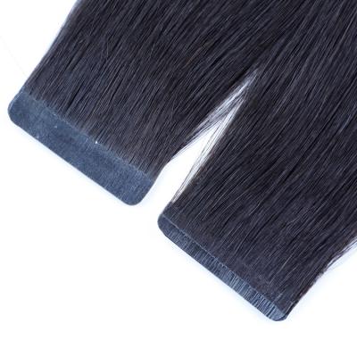 China natural & healthy & 2021 Smooth Latest Russian Invisible Tape In Hair Extensions Hair Skin Weft Cuticle Aligned Tape Hair for sale