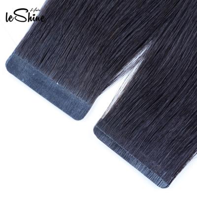 China 2021 New Natural Wave Tape On Hair Double Drawn Invisible Tape In Extensions Hair for sale