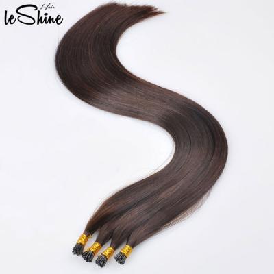 China No Chemical Hot Selling Keratin Pre Bonded Human Remy Hair 100 I Tip Raw Virgin Hair for sale