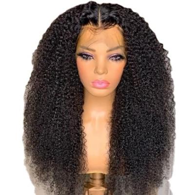 China Silky Straight Wave 10A Lace Front Wig Curly Curly Afro Hair Wig 4X4 13X4 Lace 22Inch 18Inch Transparent Vendors for sale