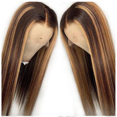 China Brazilian Straight Body Wave Front Human Hair Wigs Transparent 100% Lace Front Wigs Wholesale Silky Straight Wave For Black Women for sale