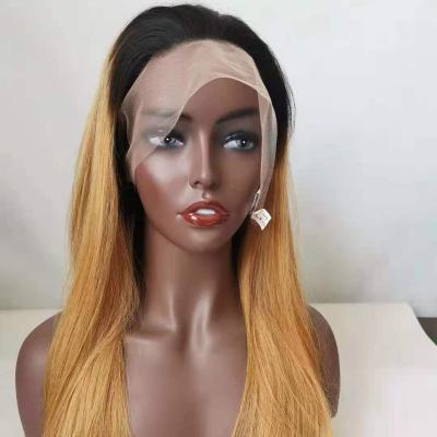 China Brazilian 10A Color 4x4 13x4 13x6 Wave 1B Silky Straight Sheer Lace Front Wig 27/30 30 Inch Virgin Hair Wigs For Black Women for sale