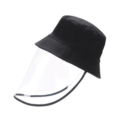 China Picture In Stock Fishermen Detachable Plastic Anti-fog Clear Face Shield Sun Protective Hat for sale