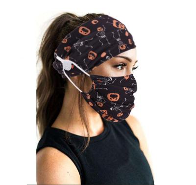 China High Elastic In Stock Adjustable Comfortable Head Band With Button Headband Hair Band for sale