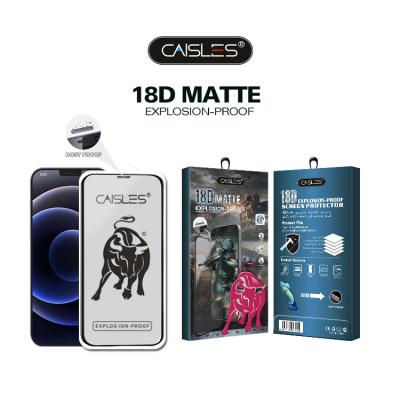 China Anti-fingerprint Anti-scratch Caisles Film 18D Matte Dustproof NANO Phone 6 7 8 11 12 13 Screen Protector for sale