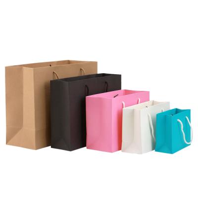 China Wholesale Custom Recycled Paper Bag Clothing Shopping Bag Gift Bag Can Be Customized Logo for sale