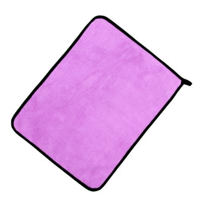 China Factory Wholesale Microfiber Hair Viable Glass Drying Wrap Gym Large Facial Towel for sale