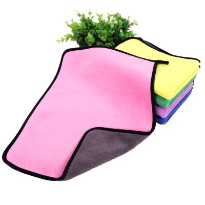 China Viable in Microfiber Car Wash Microfiber Car Drying Towel Beach Wholesale Kitchen Dish Cloth Running Cleaning Absorbent Towel for sale