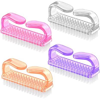 China NAIL Grip Handle Nail Brush, Nail Brushes Hand Toenail Brush Cleaner Rubbing Pedicure for Toes Women and Nails Men for sale