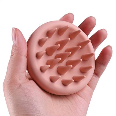 China Waterproof Scalp Massager Shampoo Brush Shower Scalp Scrubber With Soft Bristle Scrape Brush For Hair Growth Dandruff Treatment 8*8*6.5cm for sale