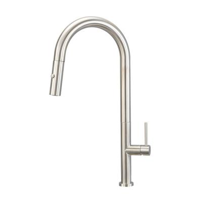 China Pull Out Spray Single Lever Stainless Steel Pull Out Kitchen Faucet Kitchen Sink Faucet Kitchen Faucets for sale