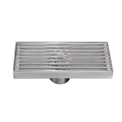 China Hot Selling Stainless Steel Bathroom Shower Deodorizer Rectangular Floor Drain Easy Storage Floor Drain for sale