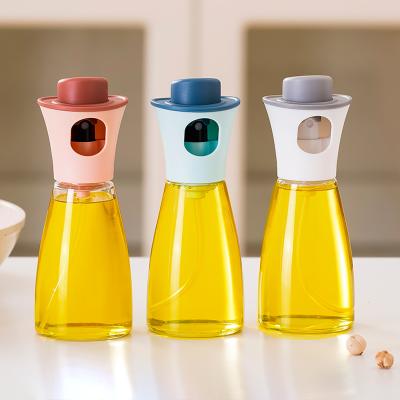 China Peanut Olive Oil Transparent Handheld Press Fashionable Sustainable Spray Oil Cans Consumer and Commercial Cooking Oil Cans for sale