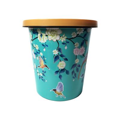 China 10L Sustainable Large Round Waste Bin Plastic Garbage Bucket for sale