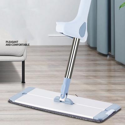 China 2021 High Quality Stylish Flat Large Area Eco-friendly 360 Degree Rotating Aluminum Alloy Mop House Magic Cleaning for sale