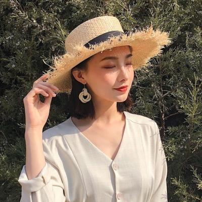 China Hot Selling Western Raffia Straw Hat Woman from Panama Fedora Straw Sea Lifeguard For Man Image Summer Mexico Embroidery for sale