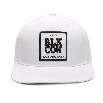 China JOINT Black Color Fashion Custom Design Mens Snapback Baseball Cap Hat And Cap / With Embroidery Logo for sale