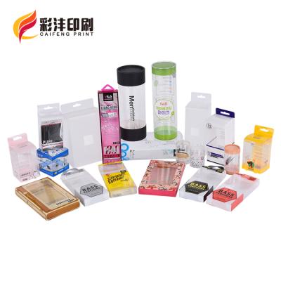 China 2021 Factory Wholesale Disposable High Quality Clear PVC and PET Plastic Packing Gift Box for sale