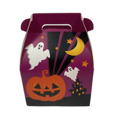 China New Halloween Candy Box Recyclable Creative Paper Gift For Halloween Festival Party Decorations for sale