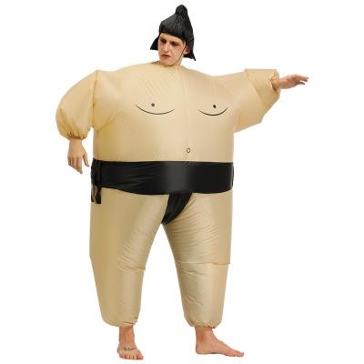 China Wholesale Halloween Casual Funny Wrestler Adult Sumo Suit Inflatable Costume for sale