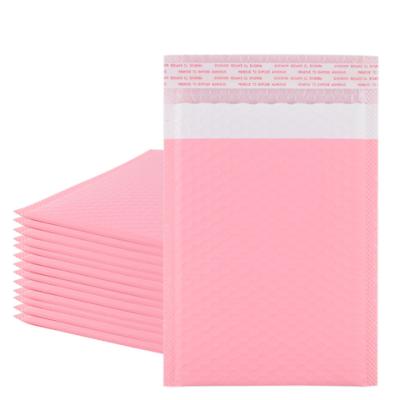 China Gift & Craft New Arrival Pink Envelope Mailing Bag With Bubble for sale