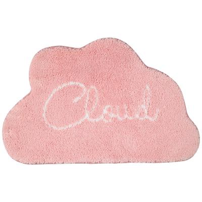 China Absorbent Bath Mats Household Bedroom Entrance Door Mat Cloud Shape of New Bathroom Washable for sale