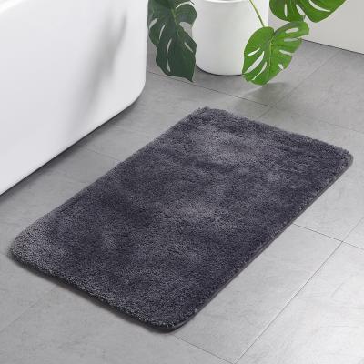 China Wholesale Washable Bath Mats Square Kids Room Sild Color Home Floor Carpets Green Bathroom Carpet for sale