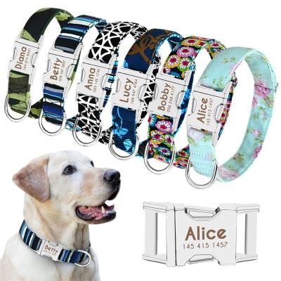 China New Personalized Custom Printed Engraved Pet Collar for sale