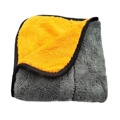 China Micro Viable Fiber Wash Towels For Car Double Layer Extra Soft Cloth Cleaning Drying Washing Rags for sale