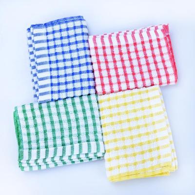 China Durable Super Soft and Absorbent Cotton Dish Towel Set Cotton Kitchen Towel Set Dish Cloth for sale