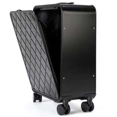 China Aluminum All Aluminum Magnesium Alloy High Quality Aluminum Trolley Case Luggage All Metal Front Open Cover for sale