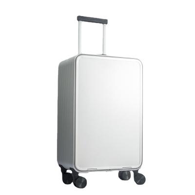 China Aluminum case 2023 new Front Open Aluminum Luggage unique suit tending for sale