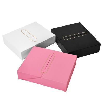 China Recyclable Logo Hot Stamping Embossing Coated Custom Paper Packaging Printing Colored Paper Tray Inner Plastic Gift Box for sale