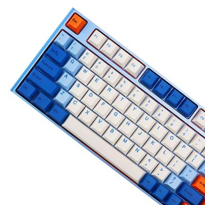 China Most mechanical axis bodies in the market cherry PBT sublimation sunlight color theme of keytop material single-sided thermal process design for sale