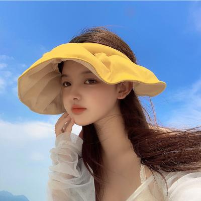 China Fashionable big brim UV protection Fashoion summer golf hats high quality outdoor sports camping hats for women for sale