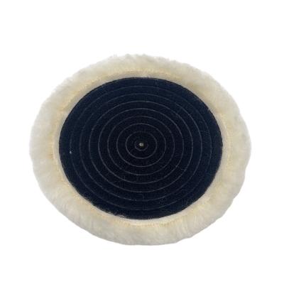 China Car glass marble polishing Wool Polishing Pad  Pure Wool Pad Polishing 5 inch Factory Wholesale Wool Polishing Pad Cleaning Tool for sale