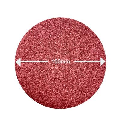 China Polishing  Aluminum Oxide  6 Inch Hook And Loop Abrasive Sanding Disc Round Sand Paper for sale