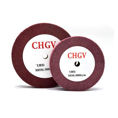 China Polishing Non woven abrasive flap wheel fiber flap wheels metal polishing flap wheel for sale