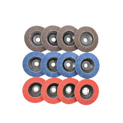 China Car Painting And Rust Removal Mesh cover Plastic cover Iron cover Premium Quality Flap Disc for Stainless Steel Polishing for sale