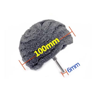 China Polishing  7448 Non woven nylon fiber buffing polishing mushroom flap wheel grinding head for metal stainless steel polish for sale