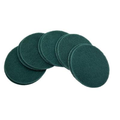 China Polishing  Non Scratch Scouring Pads Clean Discs by Nonwoven Scouring Pads  Cleaning Abrasive Green Scouring Pad for sale