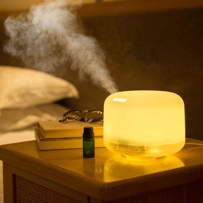 China Color Changing LED Light Essential Oil Scent Diffuser Air Cooling Mist Maker Humidifier with One Remote Control for sale