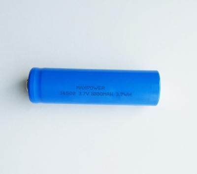 China 14500 Lithium Ion Battery Pack INR ICR14500 750mah 800mAh 850mah 900mah 1000mah for sale