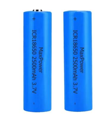 Китай 3.7V 2500mAh литиевая аккумуляторная батарея быстрая зарядка 18650 литий-ионный аккумулятор продается