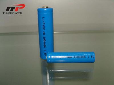 China Primärlithium-batterie-hohe Teeratur AAA LiFeS2 1100mAh 1.5V zu verkaufen