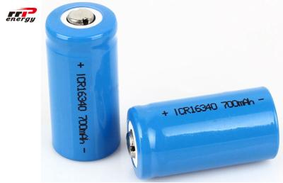 China Het cilindrische Navulbare Ionen de Batterijpak 3.7V 16340 700mAh van Li snakt Levensduur Te koop