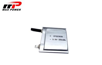 China CP203830 de Batterij van Li Mno2, de Batterij van de Hoge Machtslipo van 3.0V 350mAh voor Markeringsapparaat Te koop