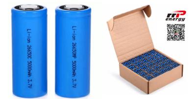 中国 EVのスクーターのリチウム イオン充電電池3.7V 26650 5000mAh 販売のため